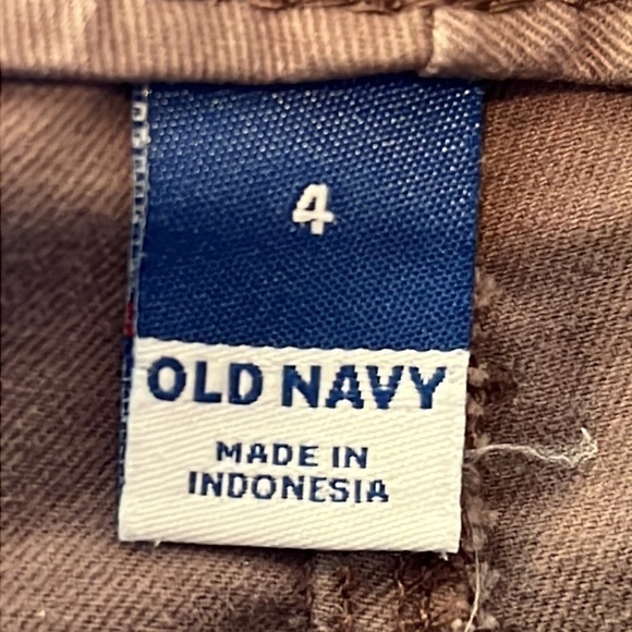 OLD Navy Womens Brown Khaki Pants Size 4 Cotton Vintage Wash High Rise - Picture 7 of 9